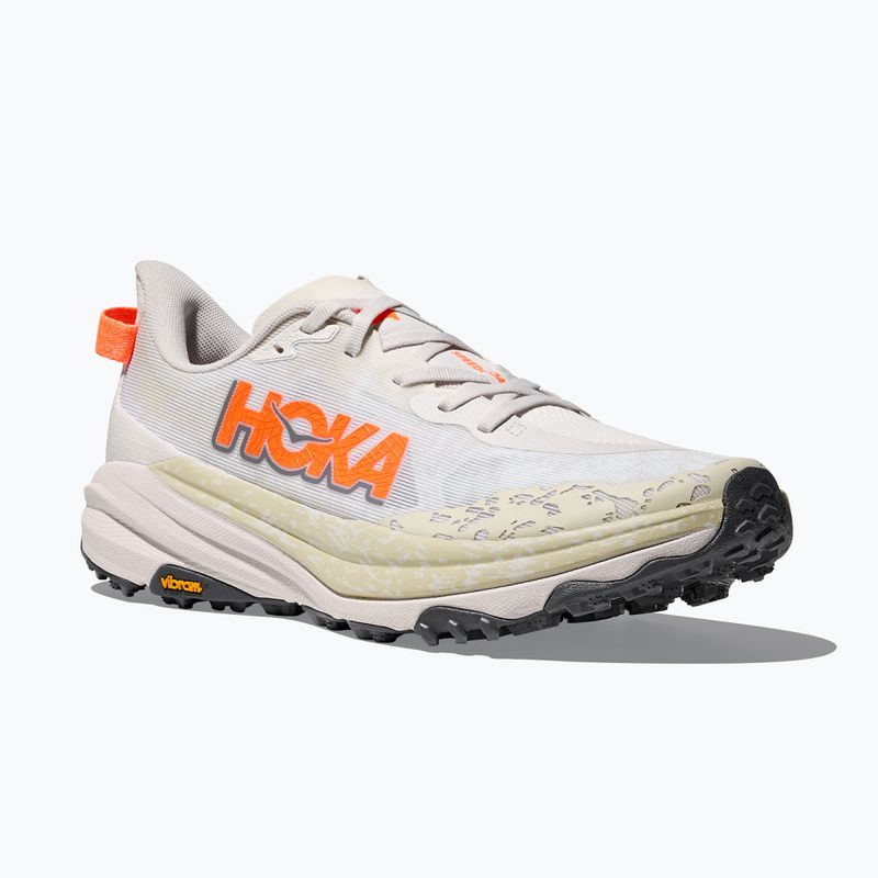 Scarpe da corsa da uomo HOKA Speedgoat 6 Wide bianco/mandarino neon