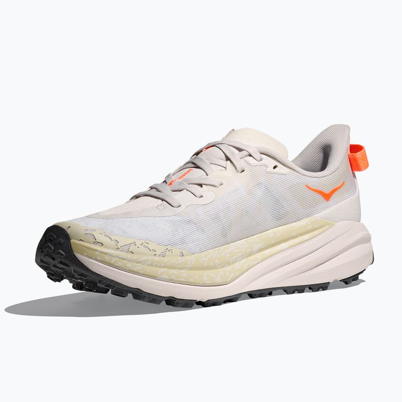 Scarpe da corsa da uomo HOKA Speedgoat 6 Wide bianco/mandarino neon 4