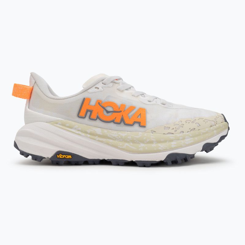 Scarpe da corsa da uomo HOKA Speedgoat 6 Wide bianco/mandarino neon 2