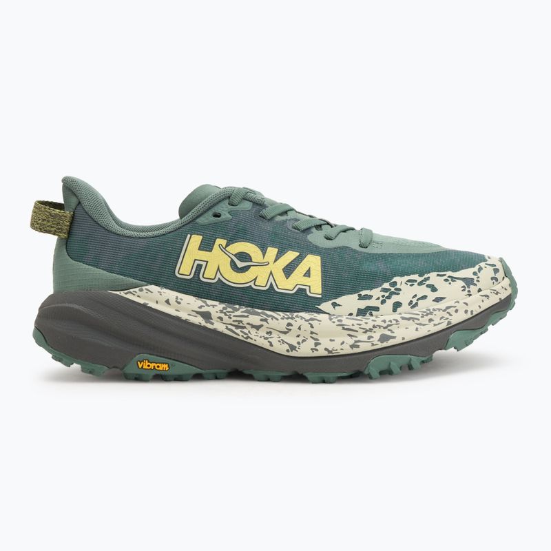 Scarpe da corsa da uomo HOKA Speedgoat 6 Wide fern/grigio asfalto 2