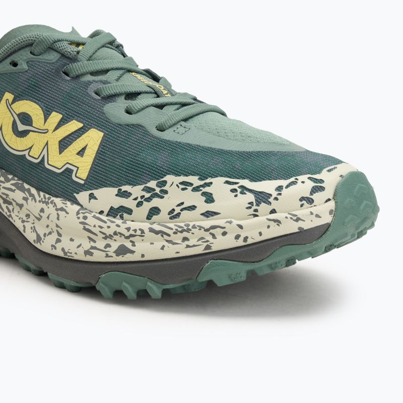 Scarpe da corsa da uomo HOKA Speedgoat 6 Wide fern/grigio asfalto 7
