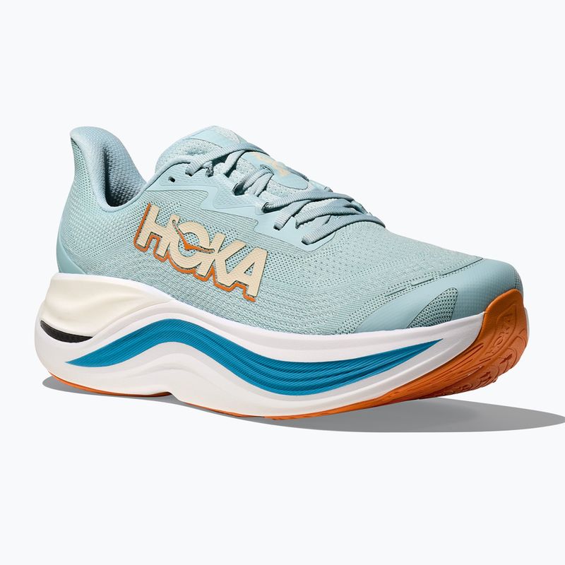 Scarpe da corsa da uomo HOKA Skyward X clear sea/alpine blue 8