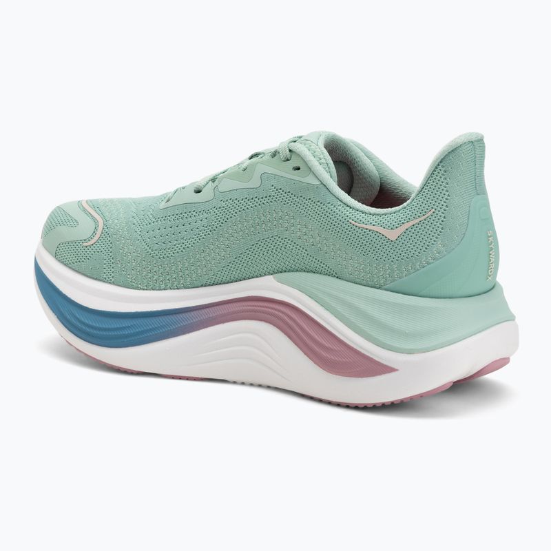Scarpe da corsa da donna HOKA Skyward X giada/rosa secco 3