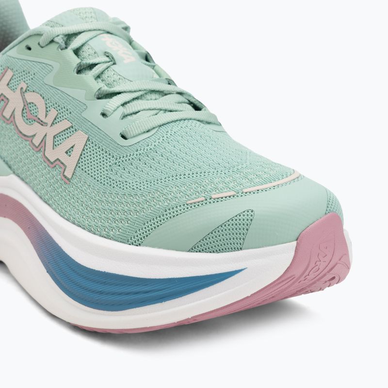 Scarpe da corsa da donna HOKA Skyward X giada/rosa secco 7
