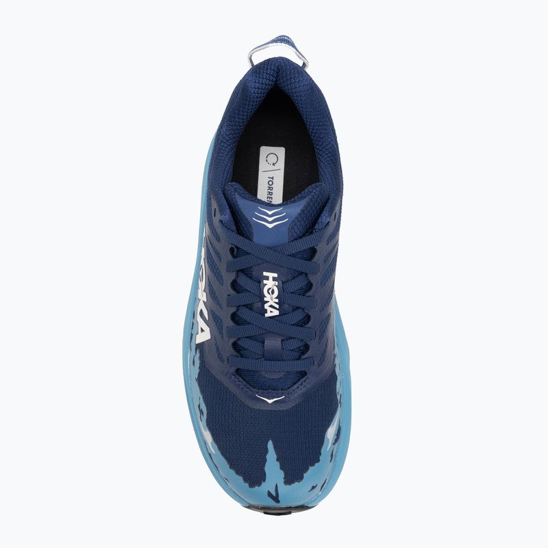 Scarpe da corsa da donna HOKA Torrent 4 midnight blue/alpine blue 5