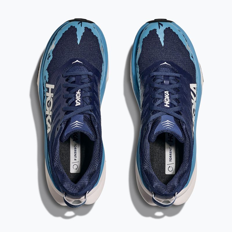 Scarpe da corsa da donna HOKA Torrent 4 midnight blue/alpine blue 8