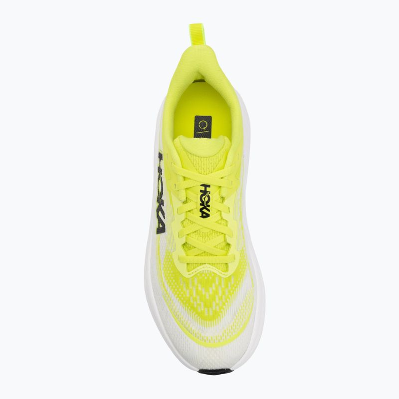 Scarpe da corsa da uomo HOKA Skyflow neon hoka citrus/neon white 5