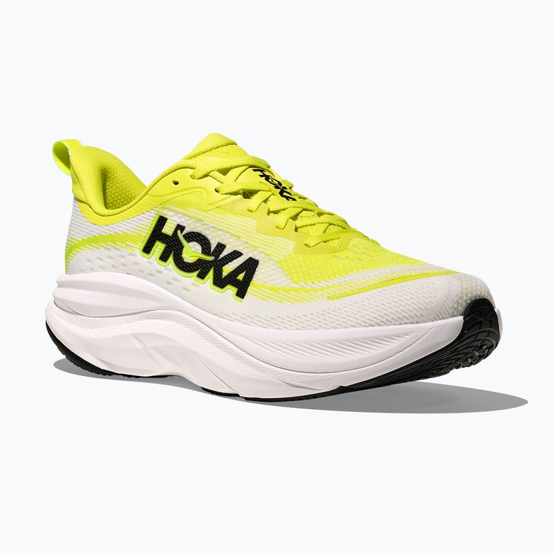Scarpe da corsa da uomo HOKA Skyflow neon hoka citrus/neon white