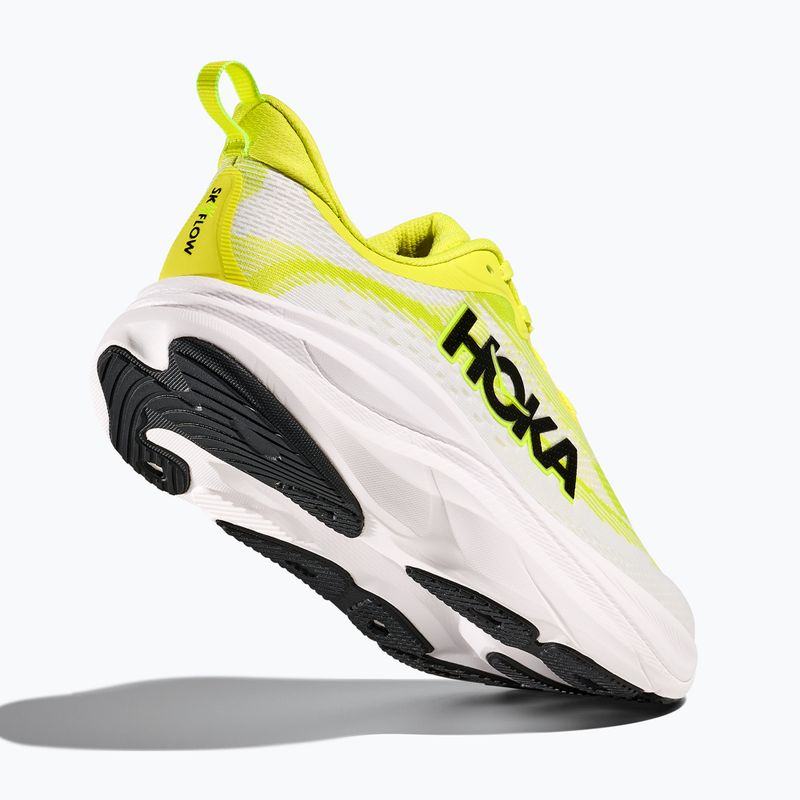 Scarpe da corsa da uomo HOKA Skyflow neon hoka citrus/neon white 5