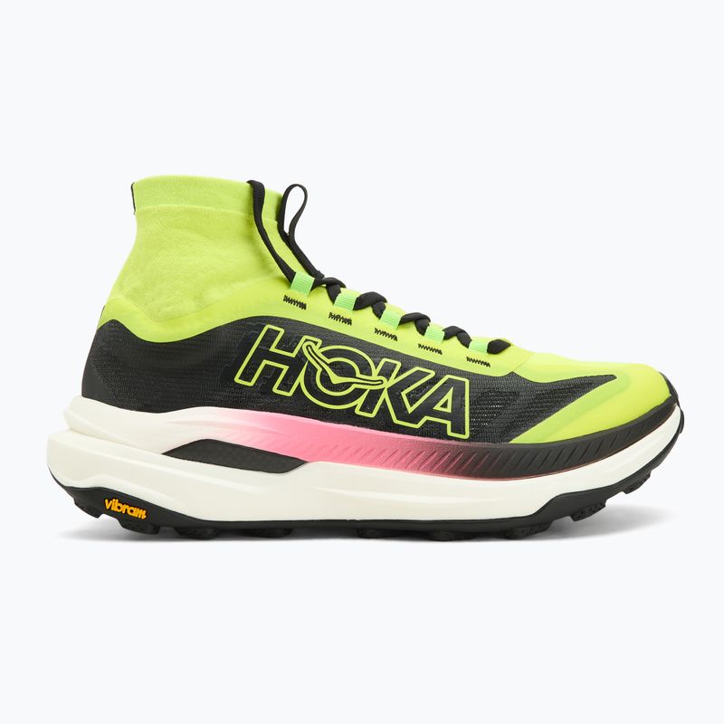 Scarpe da corsa da uomo HOKA Tecton X 3 neon hoka citrus/nero 2