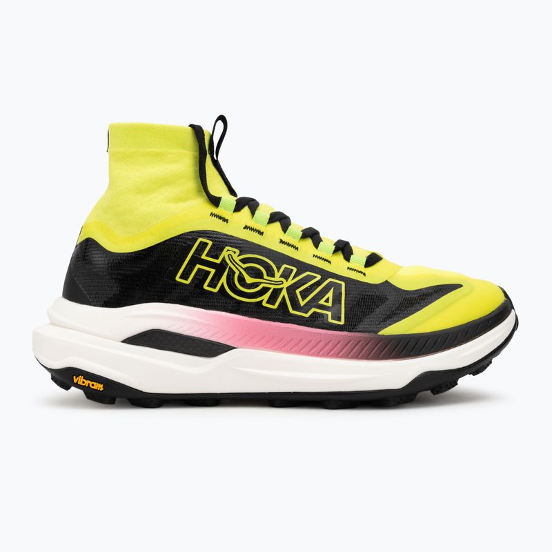 Scarpe da corsa da donna HOKA Tecton X 3 neon hoka citrus/nero 2