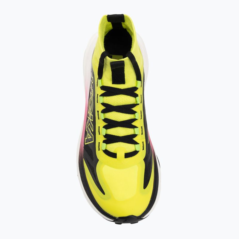 Scarpe da corsa da donna HOKA Tecton X 3 neon hoka citrus/nero 5