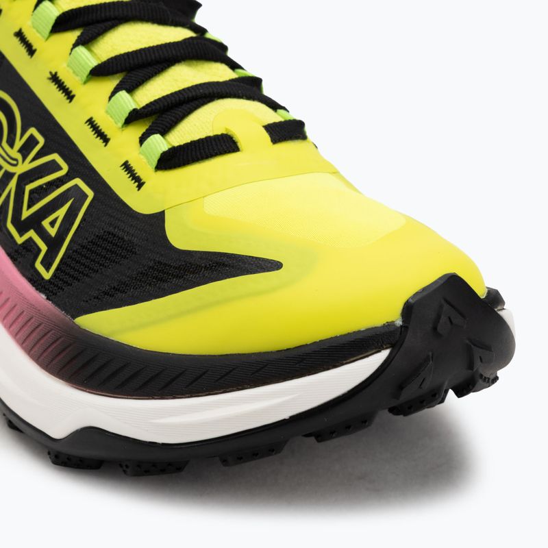 Scarpe da corsa da donna HOKA Tecton X 3 neon hoka citrus/nero 7