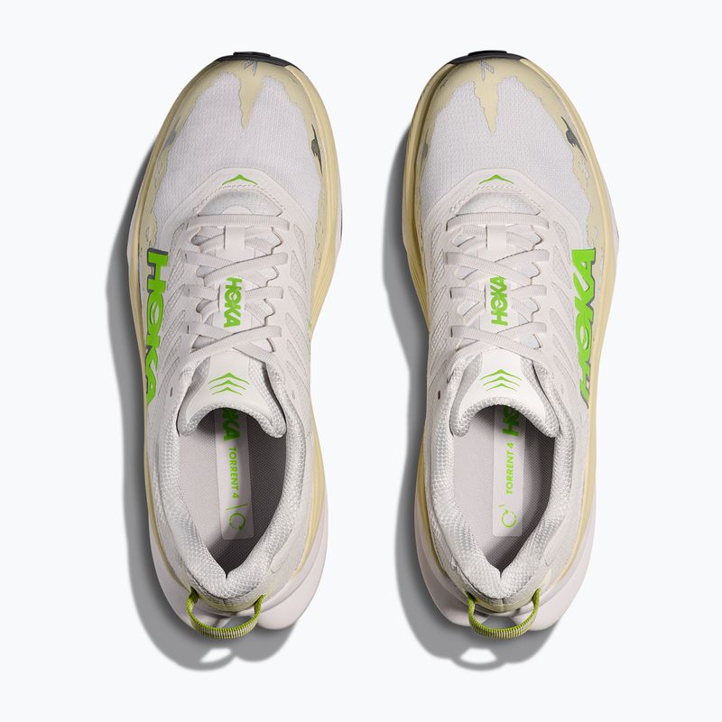 Scarpe da corsa da uomo HOKA Torrent 4 white/neon night 7