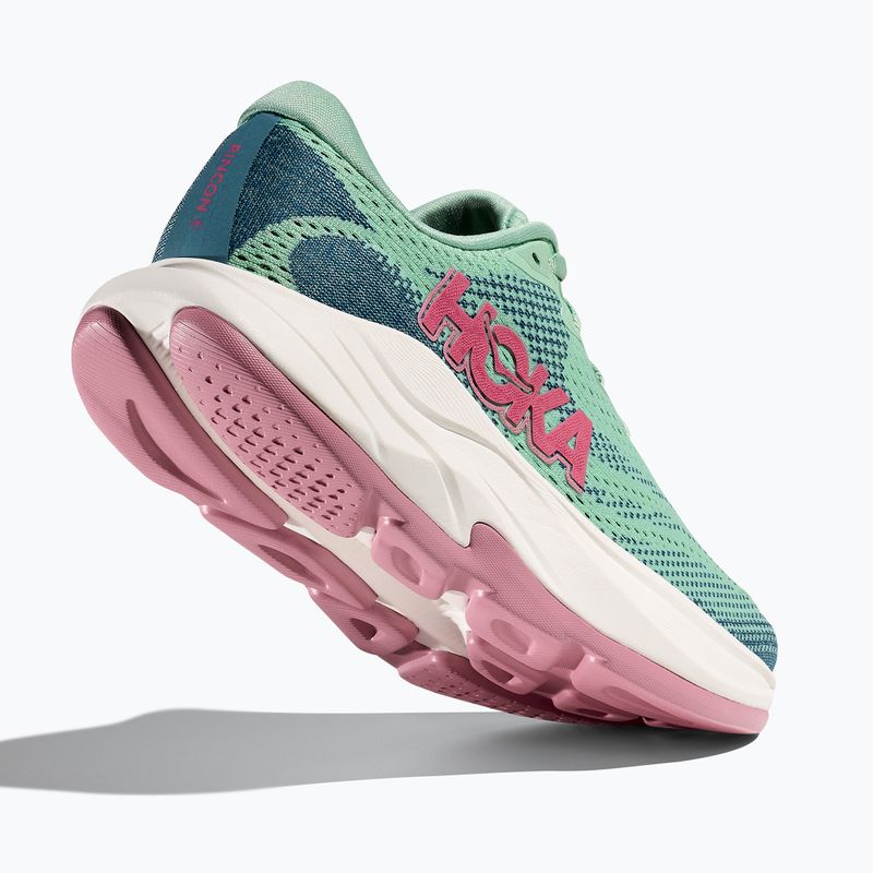 Scarpe da corsa da donna HOKA Rincon 4 giada/blu alpino 5