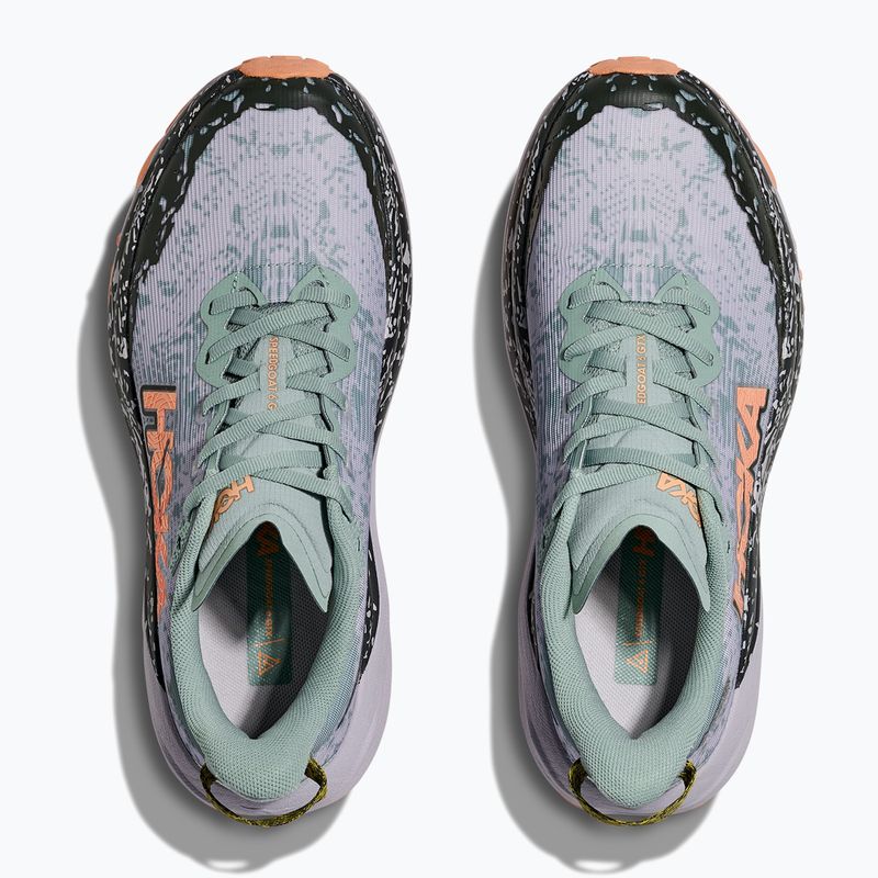 Scarpe da corsa da donna HOKA Speedgoat 6 GTX giada/grigio cenere 4