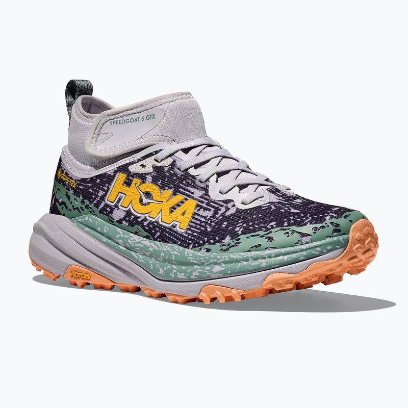 Scarpe da corsa da donna HOKA Speedgoat 6 MID GTX asteroid/cosmic grey 8