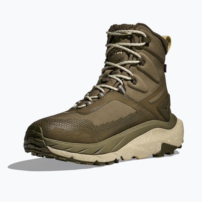Scarpe da trekking da uomo HOKA Kaha 2 Frost GTX olive antico/fungo ostrica 4