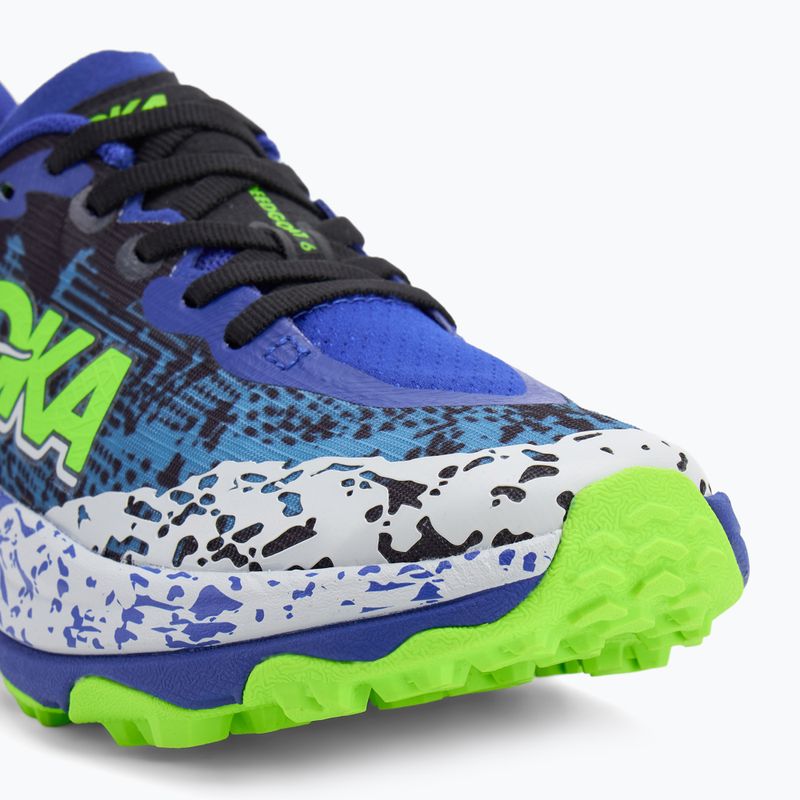 Scarpe da corsa per bambini HOKA Speedgoat 6 night sky/neon lime 7