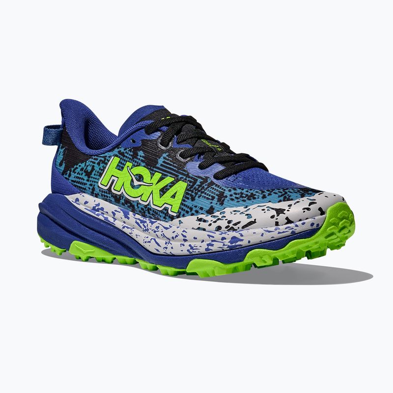 Scarpe da corsa per bambini HOKA Speedgoat 6 night sky/neon lime