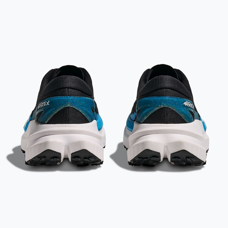 Scarpe da corsa da uomo Hoka Mafate X nero/azzurro cielo 6