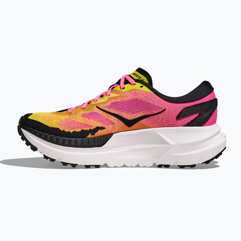Scarpe da corsa da uomo Hoka Mafate X neon hoka citrus/neon rose 3