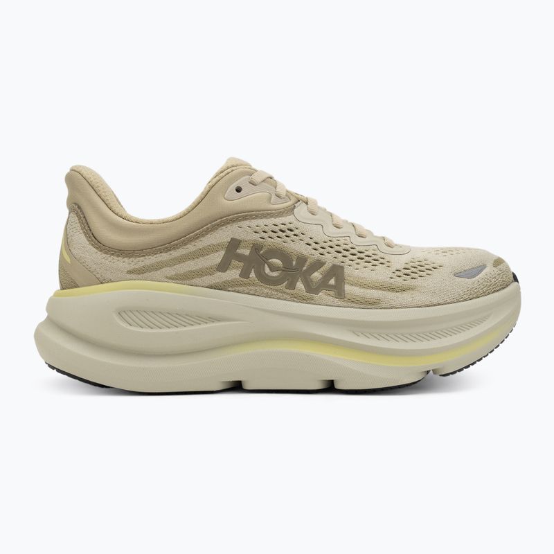 Scarpe da corsa da uomo HOKA Bondi 9 erba/fungo ostrica 2