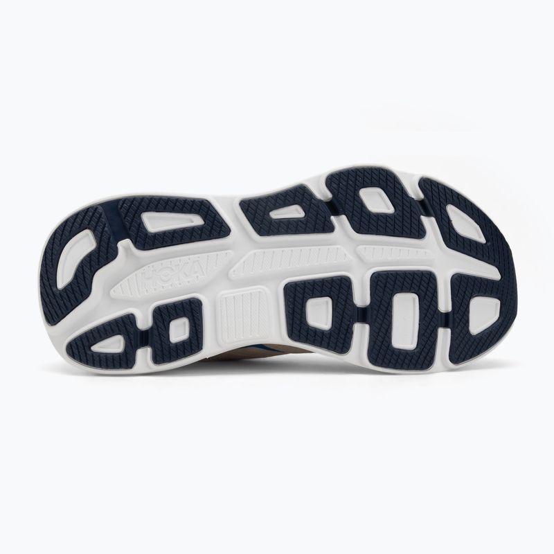 Scarpe da corsa da uomo HOKA Bondi 9 bianco/grout 4