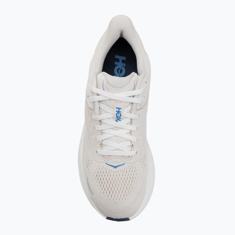 Scarpe da corsa da uomo HOKA Bondi 9 bianco/grout 5