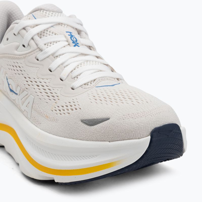 Scarpe da corsa da uomo HOKA Bondi 9 bianco/grout 7