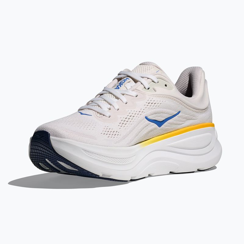 Scarpe da corsa da uomo HOKA Bondi 9 bianco/grout 4