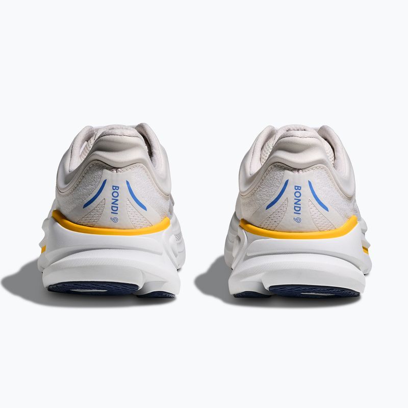 Scarpe da corsa da uomo HOKA Bondi 9 bianco/grout 6