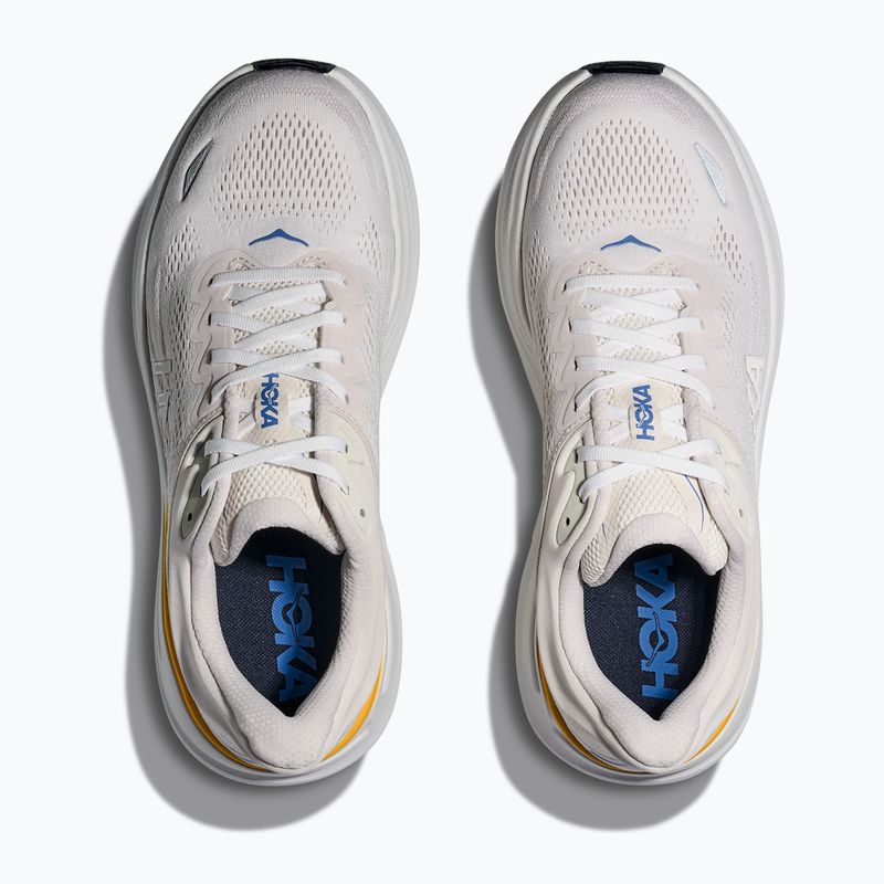 Scarpe da corsa da uomo HOKA Bondi 9 bianco/grout 8