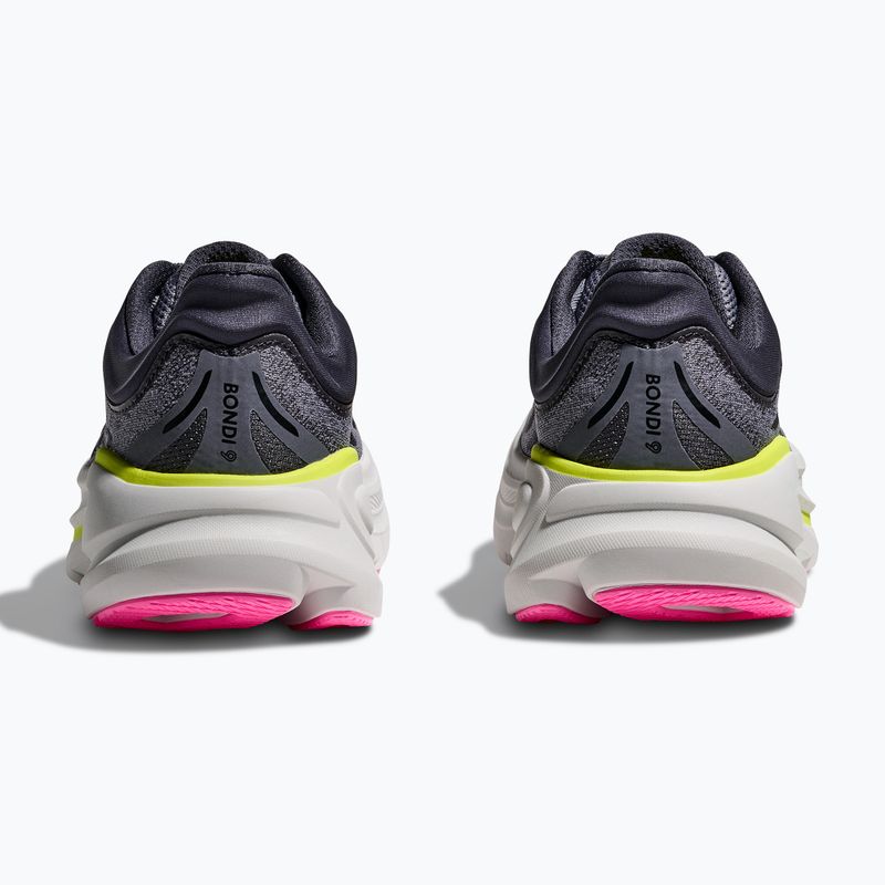 Scarpe da corsa da donna HOKA Bondi 9 grigio carbone/grigio cielo 6
