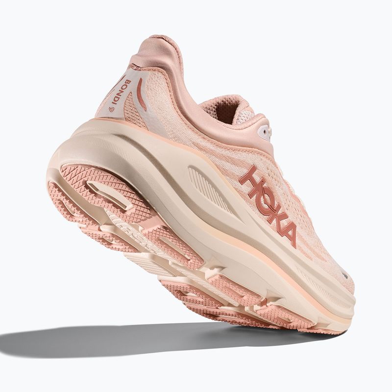 Scarpe da corsa donna Hoka Bondi 9 rose latte/rose cream 5