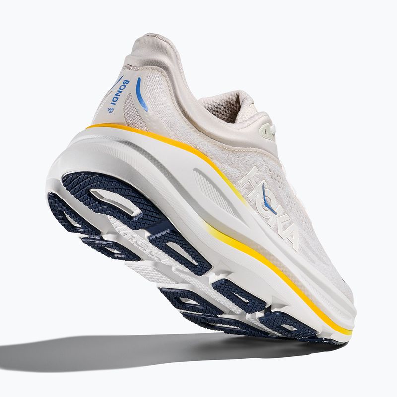 Scarpe da corsa da donna HOKA Bondi 9 bianco/grout 5