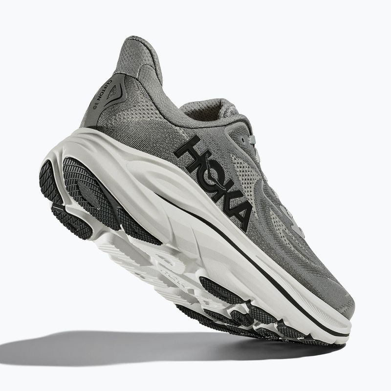 Scarpe da corsa uomo Hoka Clifton 10 galactic grey/asteroid 5