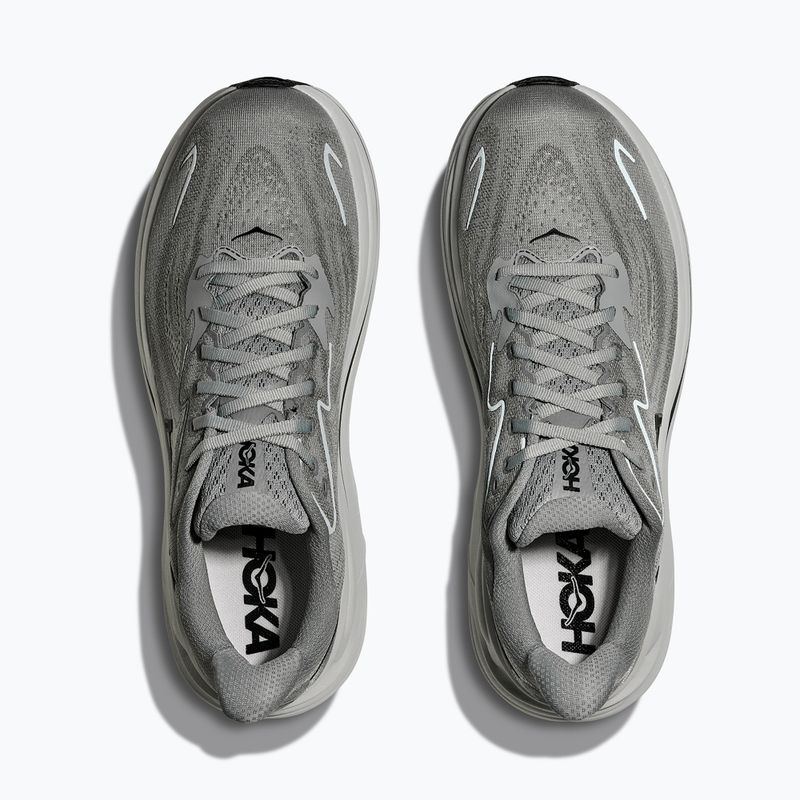 Scarpe da corsa uomo Hoka Clifton 10 galactic grey/asteroid 8