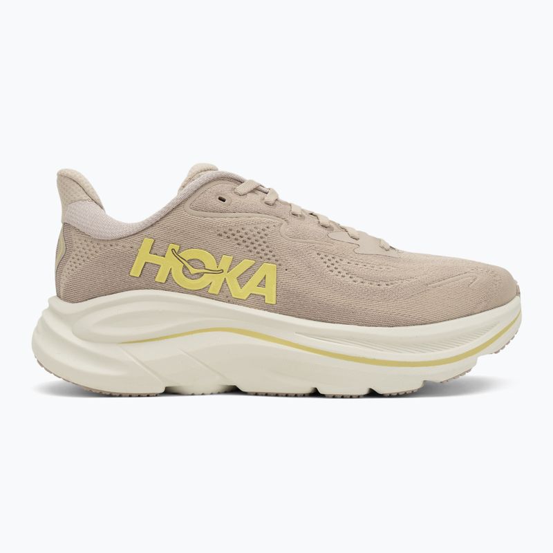Scarpe da corsa da uomo HOKA Clifton 10 raw linen/stone 2