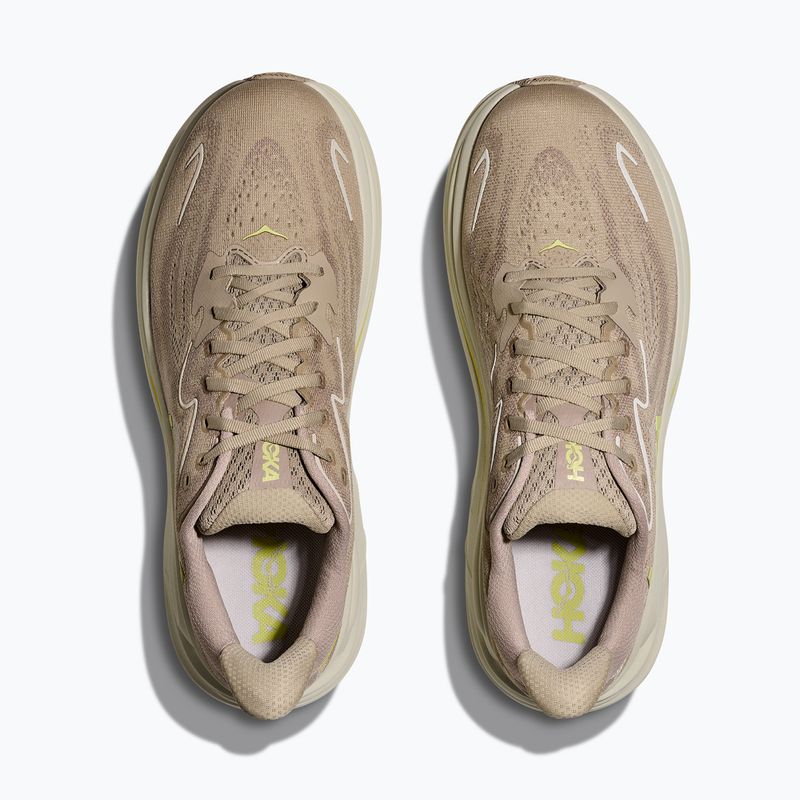 Scarpe da corsa da uomo HOKA Clifton 10 raw linen/stone 8