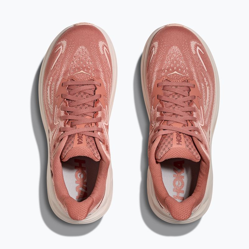 Scarpe da corsa da donna HOKA Clifton 10 blush/rose latte 8