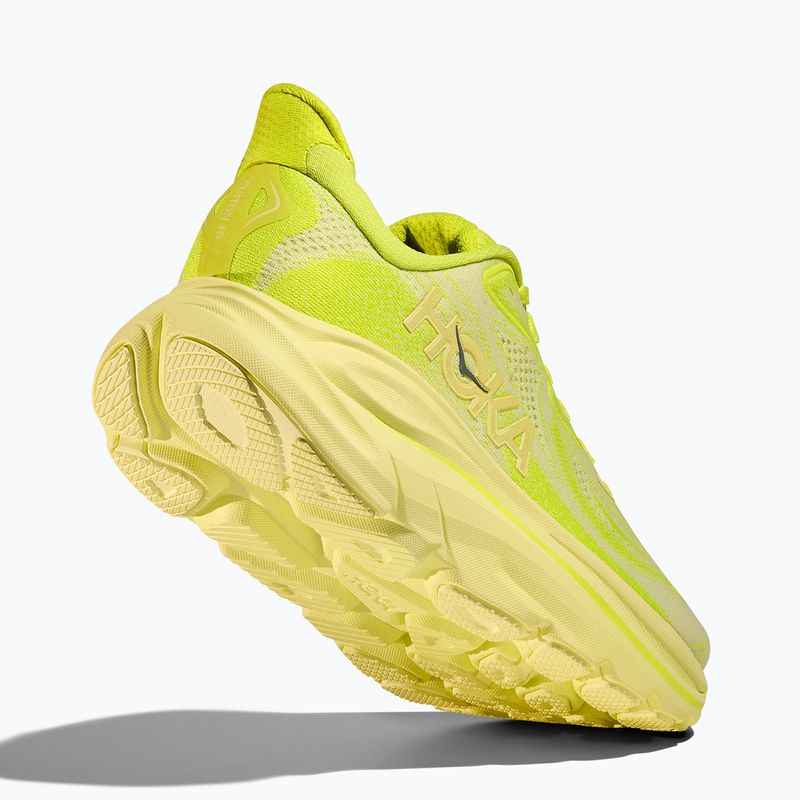 Scarpe da corsa da donna HOKA Clifton 10 neon hoka citrus/sunlight 5