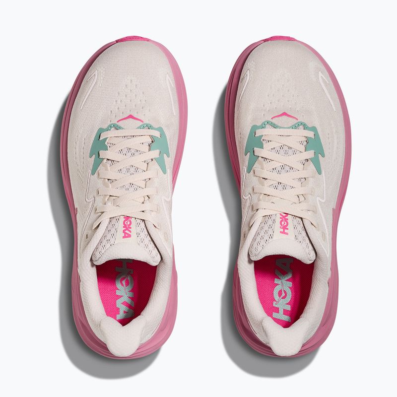 Scarpe da corsa da donna HOKA Clifton 10 rosa crema/rosa secco 8