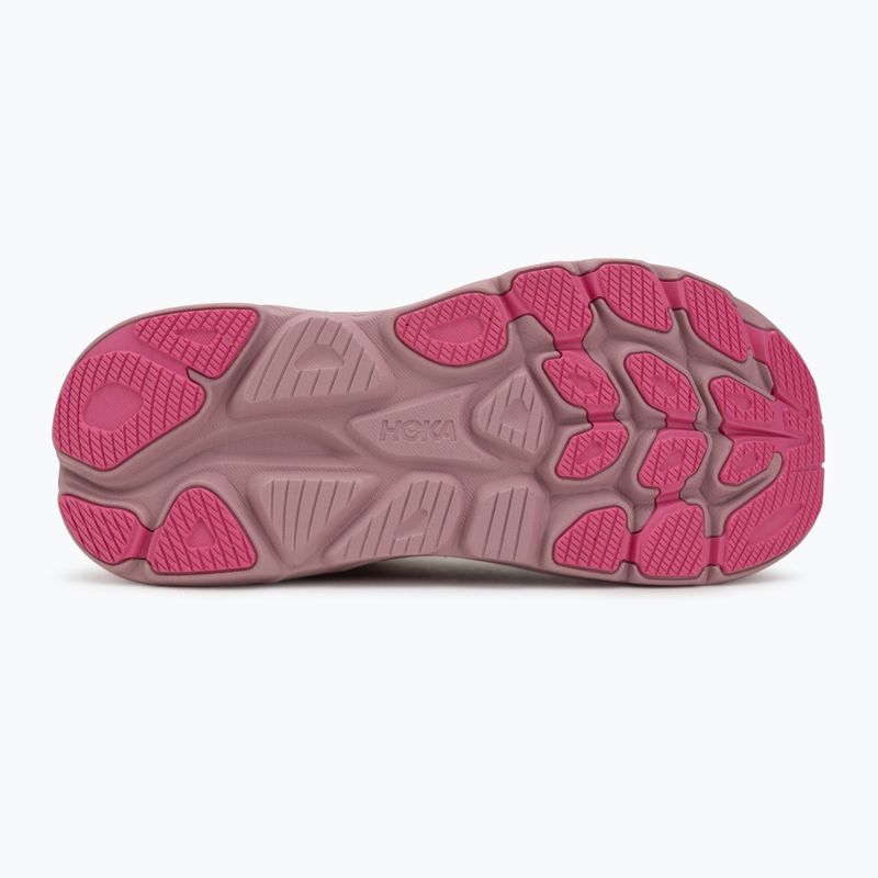 Scarpe da corsa da donna HOKA Clifton 10 rosa crema/rosa secco 4