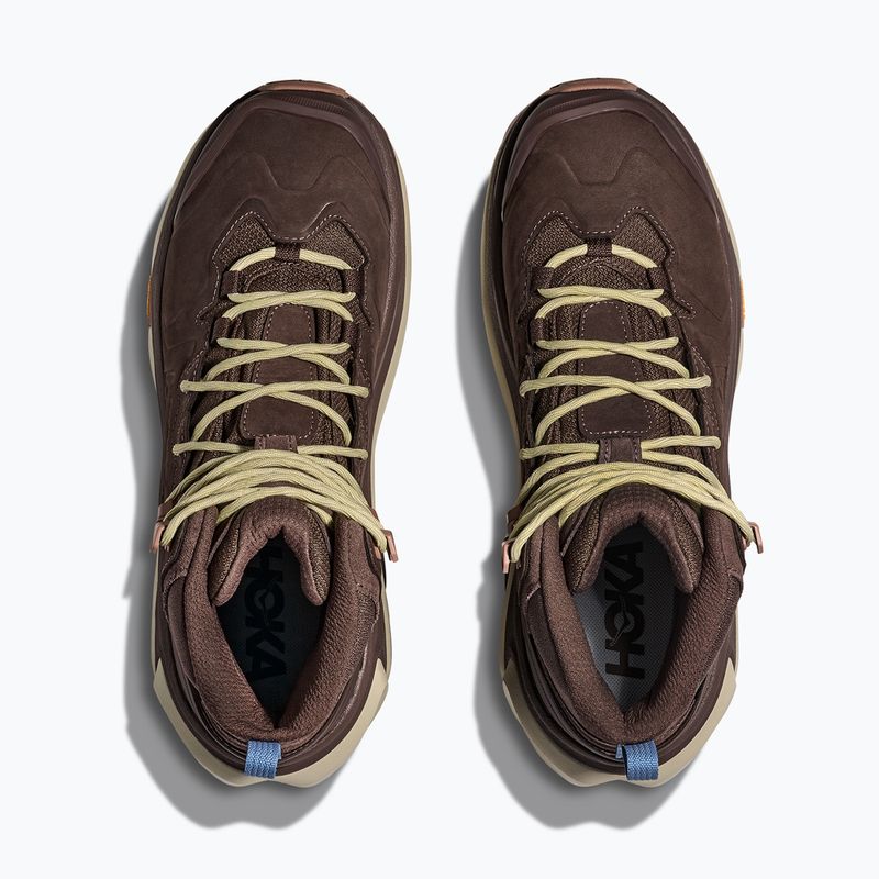Scarpe da trekking da uomo HOKA Kaha 3 GTX noce/fungo ostrica 8