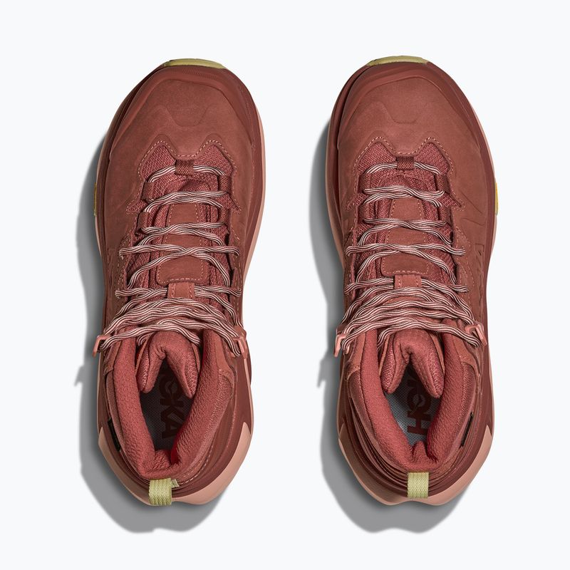 Scarpe da trekking da donna HOKA Kaha 3 GTX rouge/rose latte 15