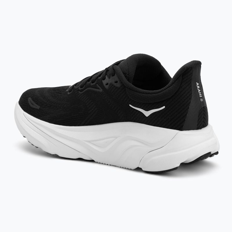 Scarpe da corsa da donna HOKA Arahi 8 nero/bianco 3