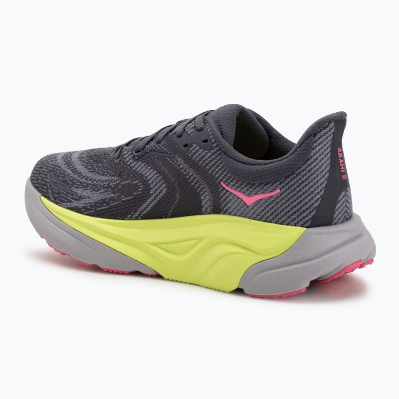 Scarpe da corsa da donna HOKA Arahi 8 grigio carbone/grigio cielo 3