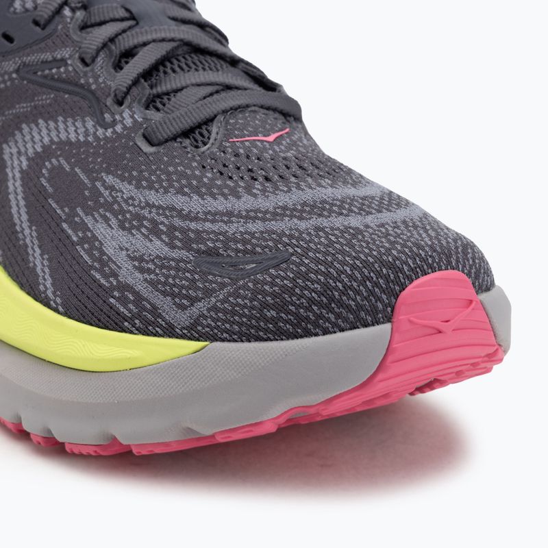 Scarpe da corsa da donna HOKA Arahi 8 grigio carbone/grigio cielo 7