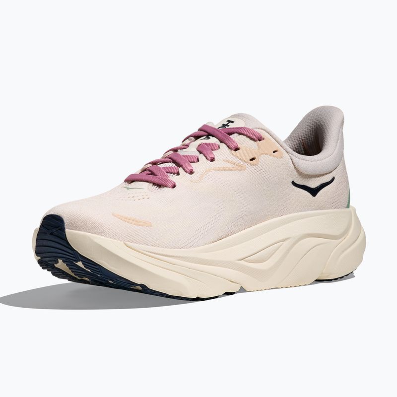 Scarpe da corsa da donna HOKA Arahi 8 rosa crema/alabastro 11